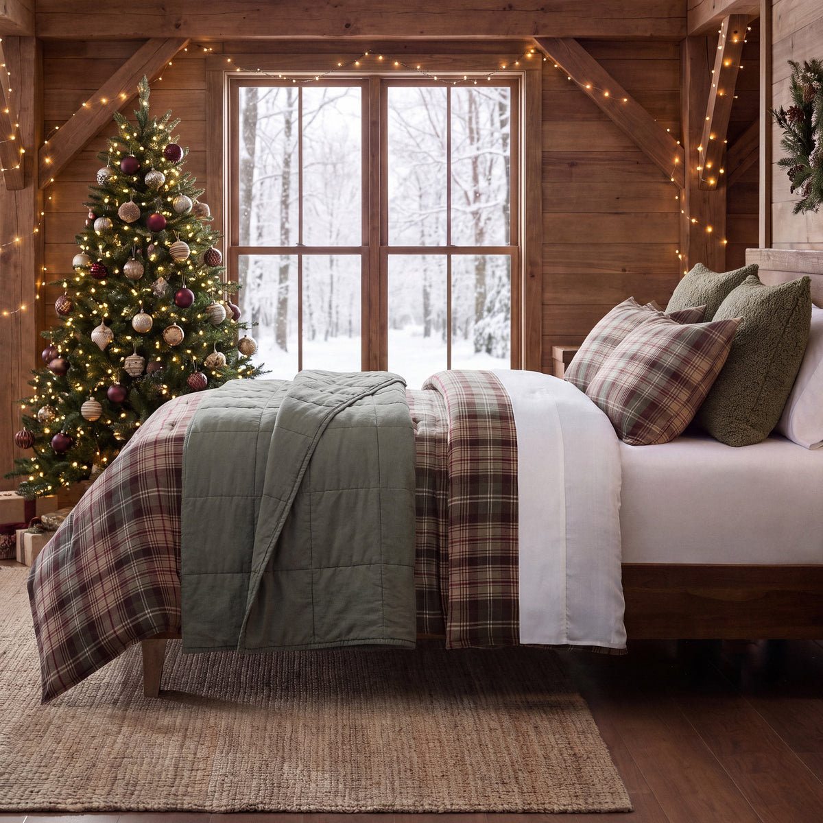 Huntsman II Hunt Plaid Bedding Set