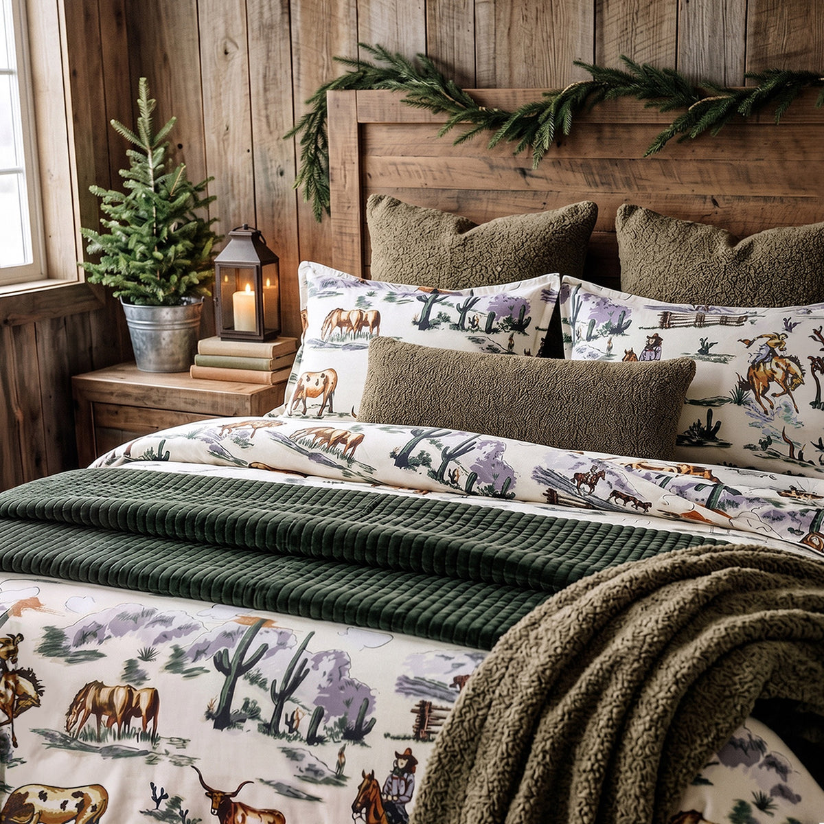 Ranch Life Reversible Bedding Set
