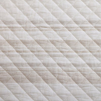 Mystic Stripe Cotton Gauze Swatch Taupe Swatch