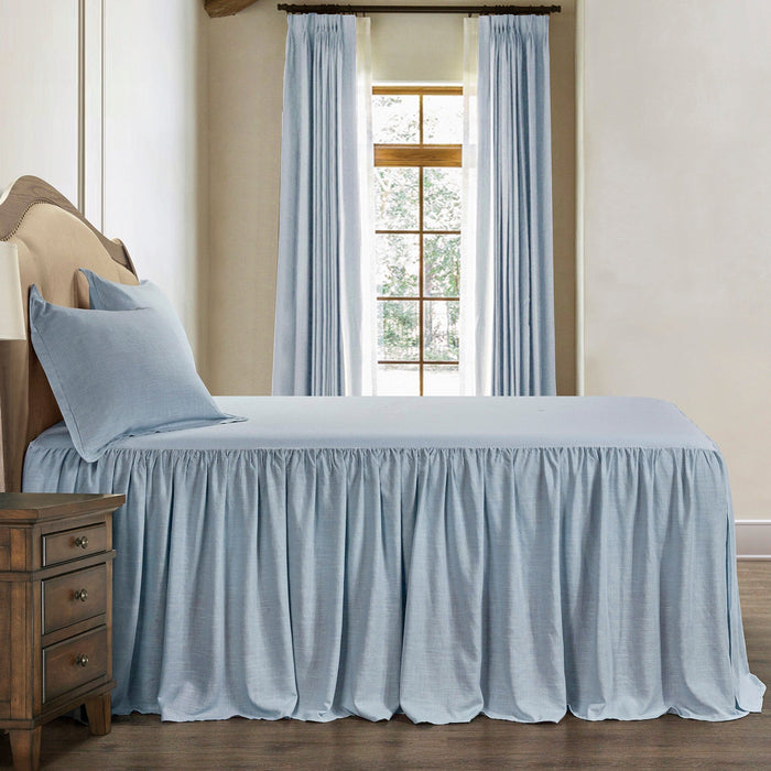 Luna Washed Linen Bedspread Set Bedspread