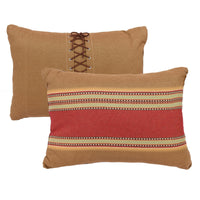 Pillow with Shoe Lace Design Pillow