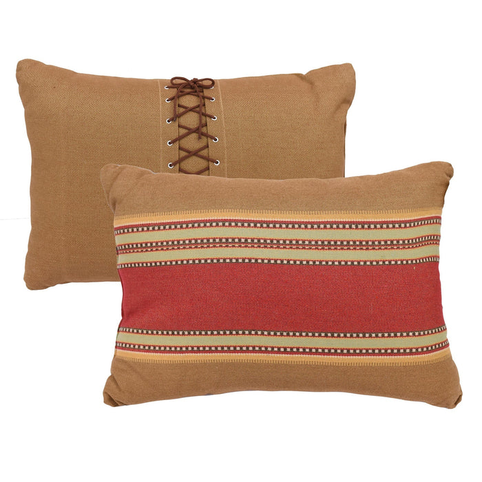 Pillow with Shoe Lace Design Pillow