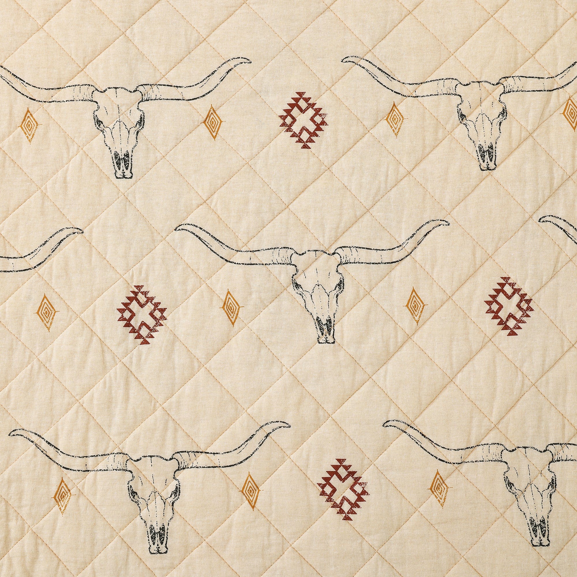 Maverick Longhorns Reversible Quilt Set Quilt