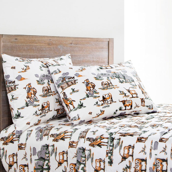 200TC Cotton Ranch Life Sheet Set Sheeting