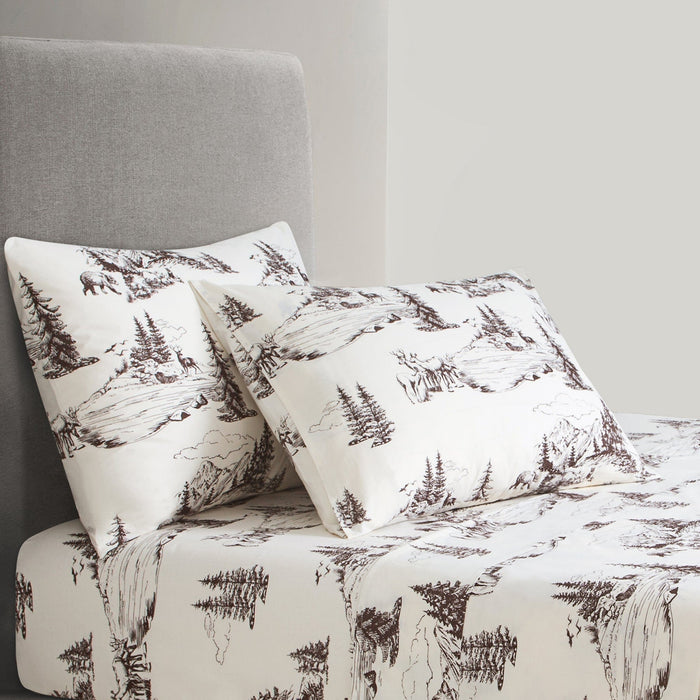 200TC Cotton White Pine Sheet Set Sheeting