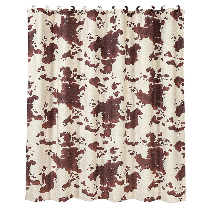 Cowhide Shower Curtain Shower Curtain