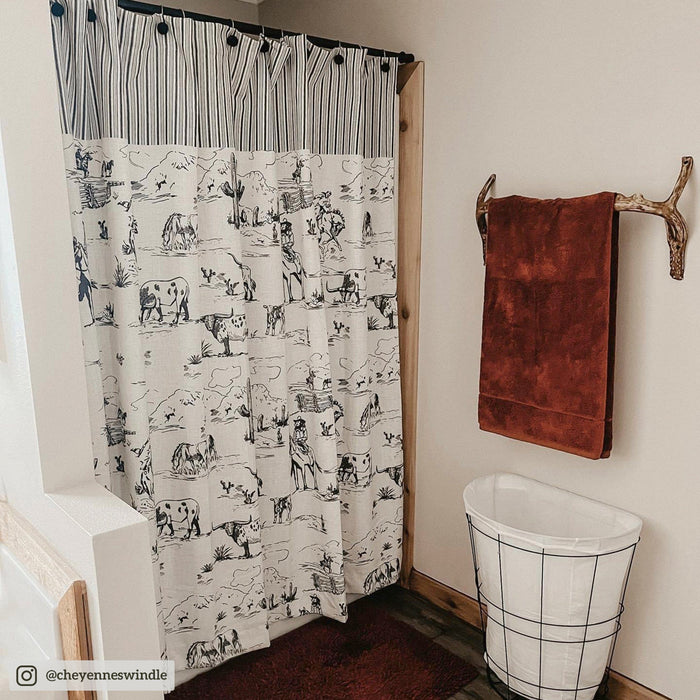 Ranch Life Shower Curtain Shower Curtain