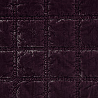 Stella Faux Silk Double Box Stitch Swatch Dark Violet Swatch