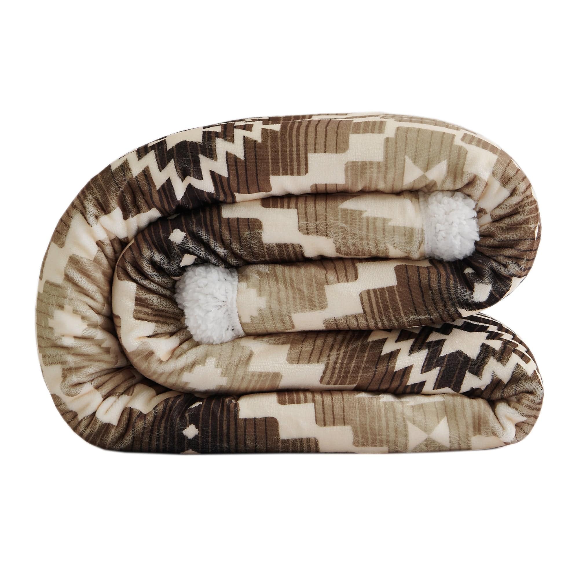 Chalet Campfire Sherpa Throw, 6 MOQ Throw