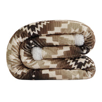Chalet Campfire Sherpa Throw, 6 MOQ Throw