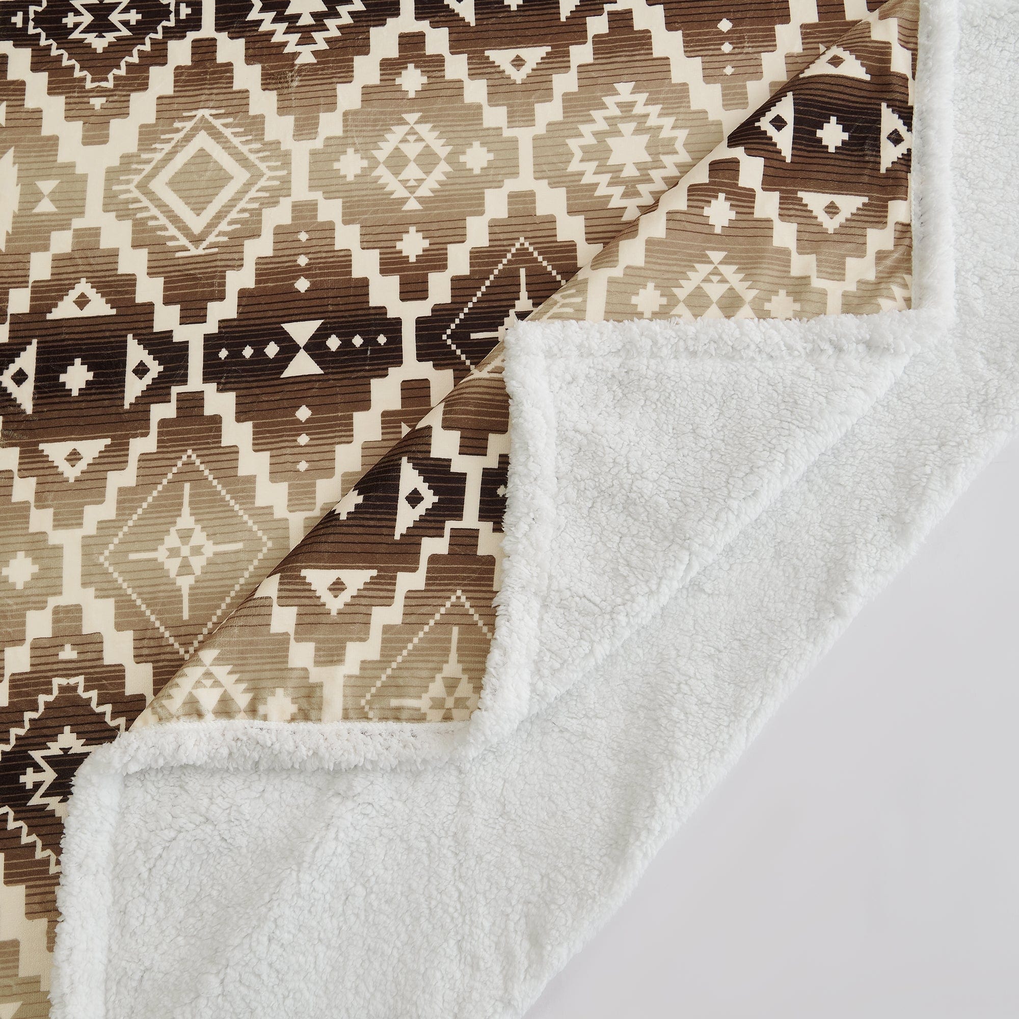 Chalet Campfire Sherpa Throw, 6 MOQ Throw