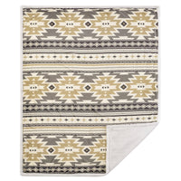 Desert Sage Campfire Sherpa Throw Throw