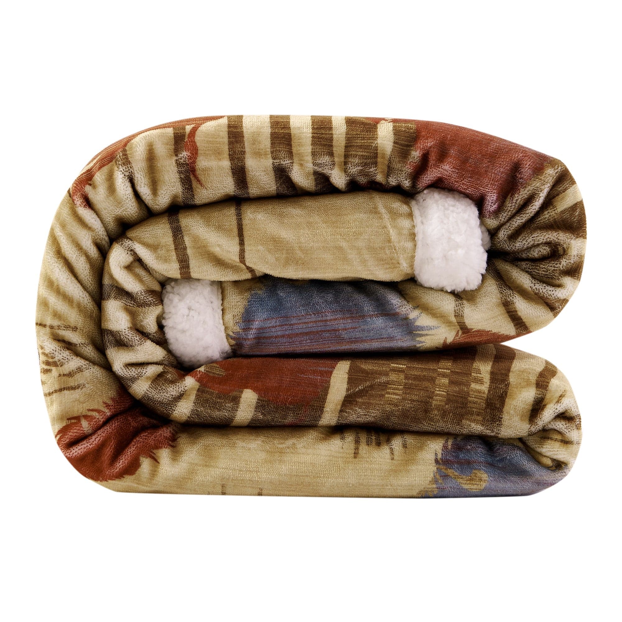 Home on the Range Campfire Sherpa Throw Throw