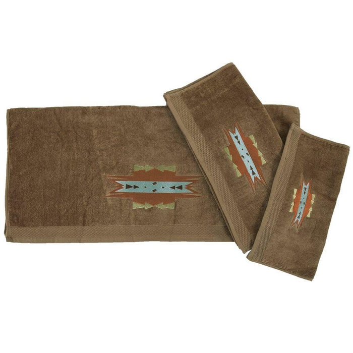Mesa 3-PC Bath Towel Set, Mocha Bath Towel