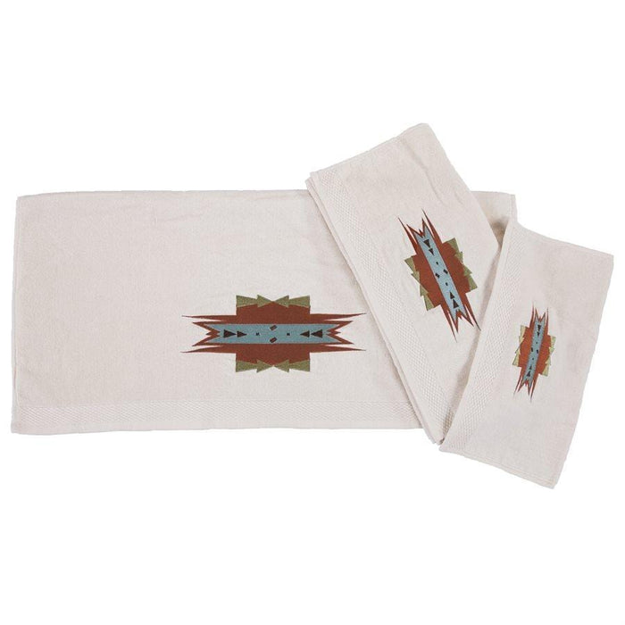 Mesa 3PC Towel Set, Cream Bath Towel