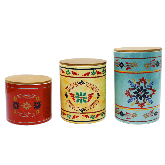 Bonita 3PC Canister Set Canister