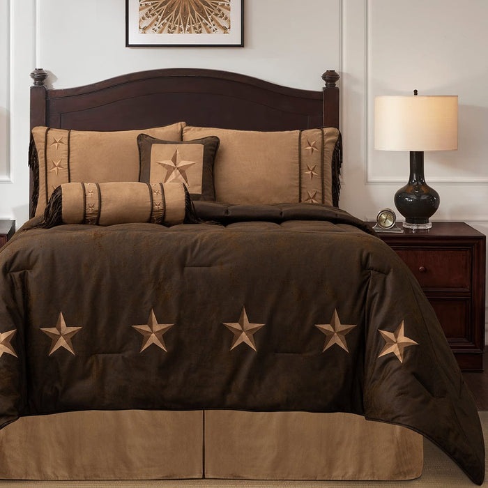 Laredo Comforter Set, Chocolate Comforter