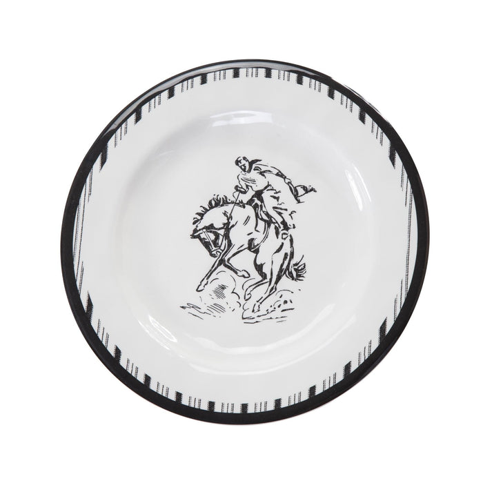 Ranch Life Melamine Dinner Plates, Set of 4 Dinner Plate