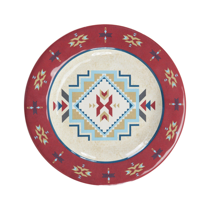 Spirit Valley Melamine Dinner Plates, Set of 4 Dinner Plate