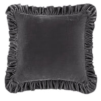 Stella Faux Silk Velvet Euro Sham Dark Slate Euro Sham