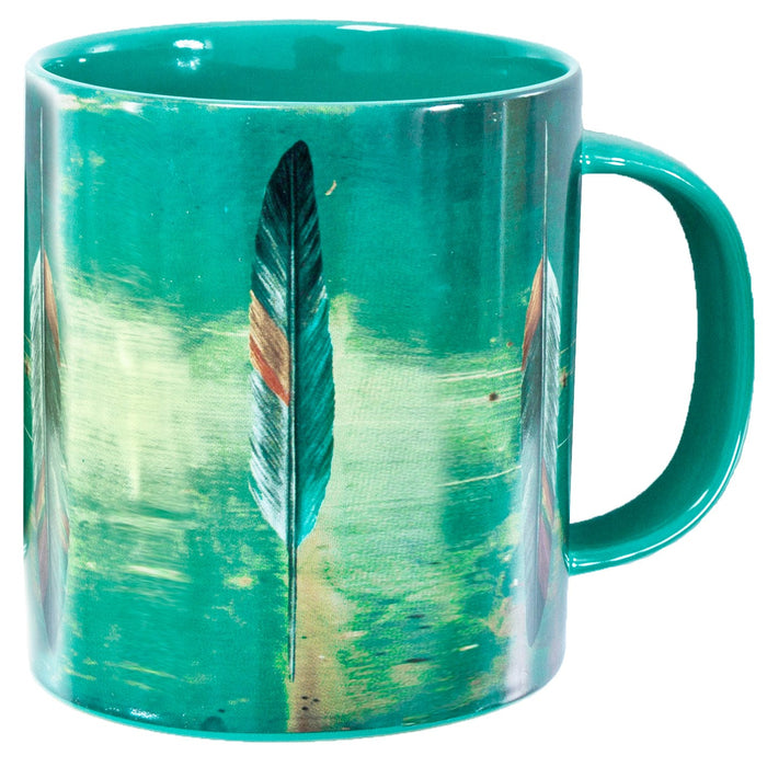 Tossed Feather 4-PC Coffee Mug Set Mug