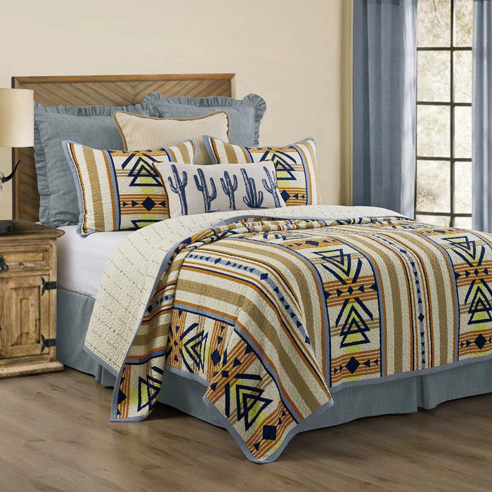 Pontiac Reversible Quilt Set Quilt