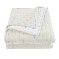 Stella Faux Silk Velvet Quilt Quilt