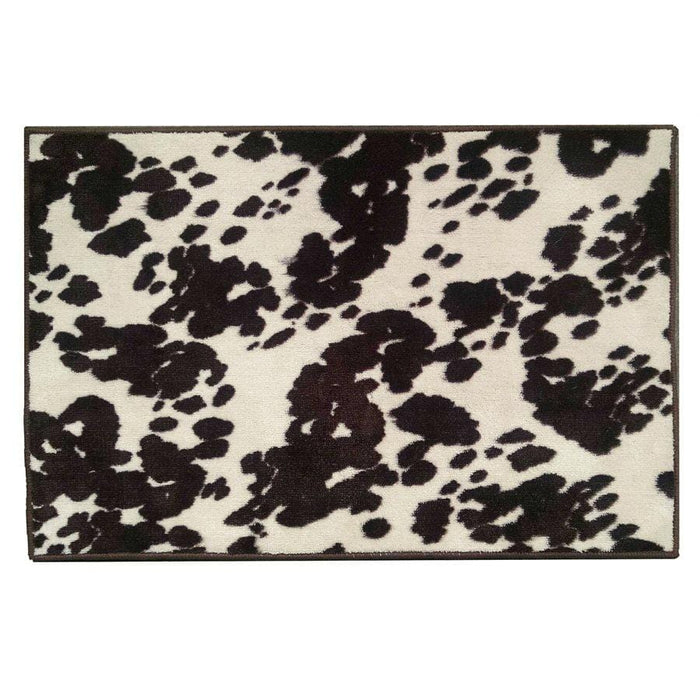 Cowhide Print Kitchen/Bath Rug Rug