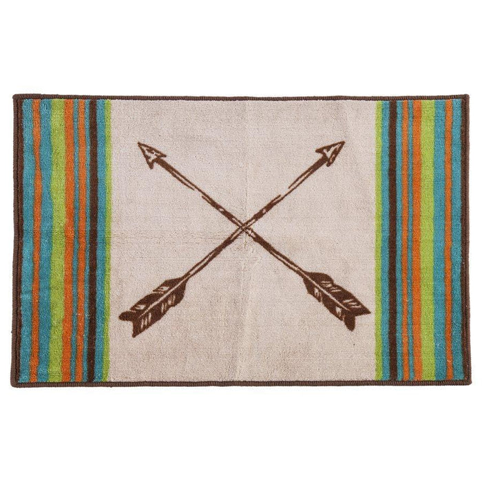 Serape Kitchen/Bath Rug w/ Arrow Design Rug