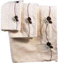 Pine Cone Bath Towel (Each), 28"X51" (Cream/Mocha) Sale-Bath