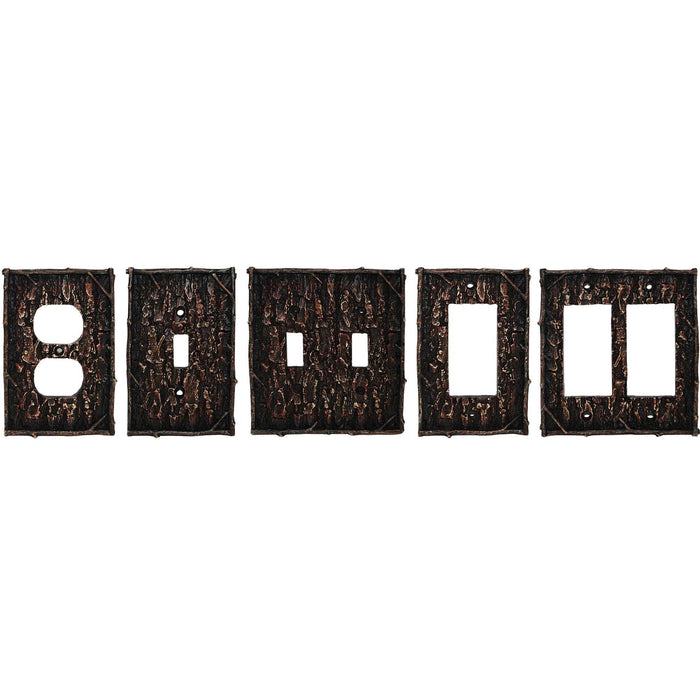 Pine Bark Single Switch Wall Plate Sale-HD