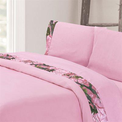 Pink Camo Sheet Set Sale-Sheet