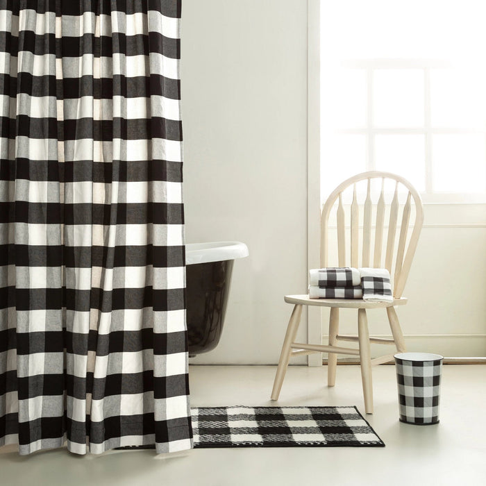 Camille Buffalo Check Shower Curtain Shower Curtain