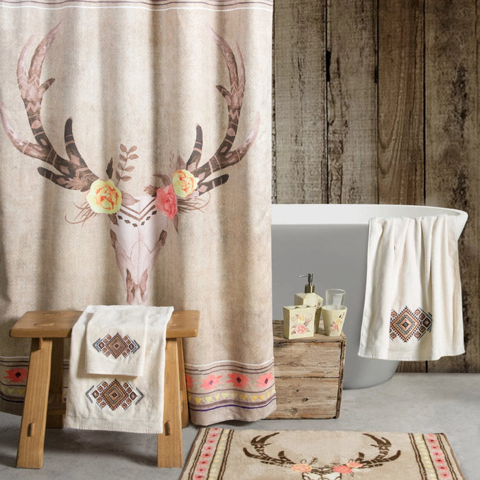 Desert Skull Shower Curtain Shower Curtain