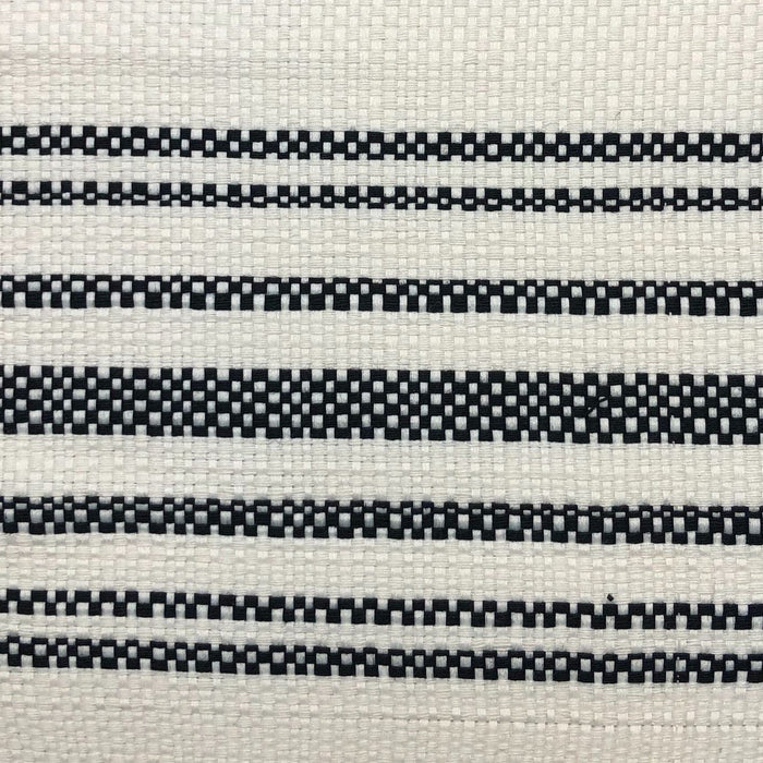 Blackberry Woven Stripe Black Swatch Swatch