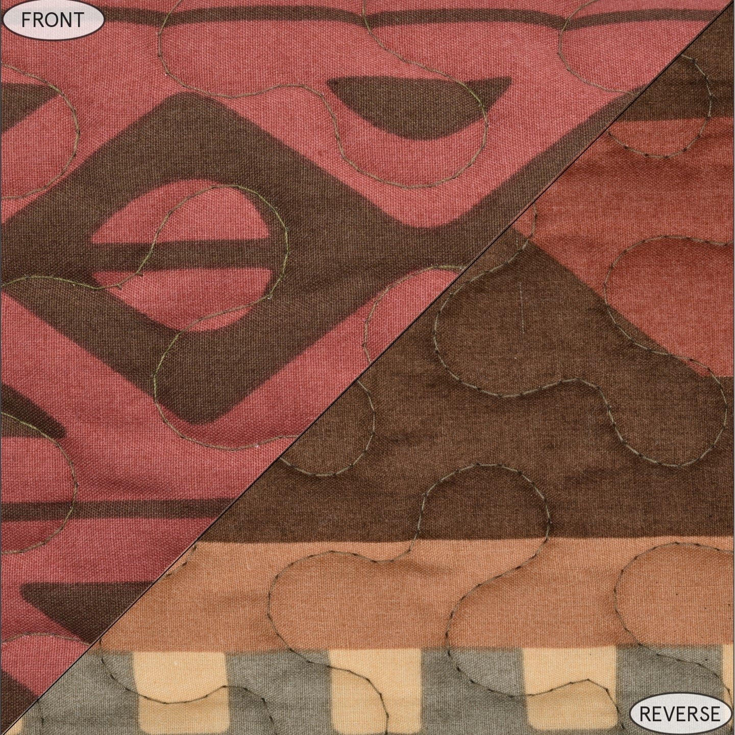 Broken Arrow Reversible Quilt Swatch Swatch