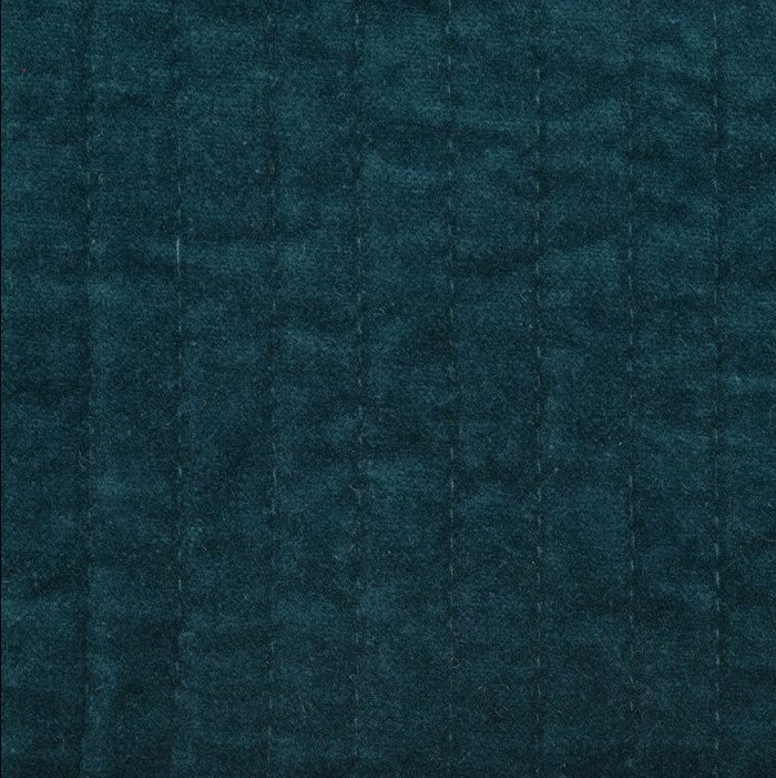 Stonewashed Cotton Velvet Swatch Deep Blue Swatch