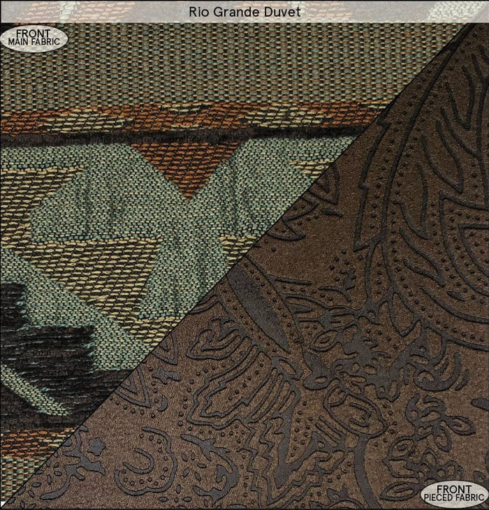 Rio Grande Chocolate Faux Leather Swatch Swatch