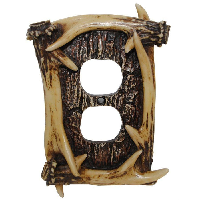 Antler Outlet Cover Wall Plate Switch Plates & Outlet Covers