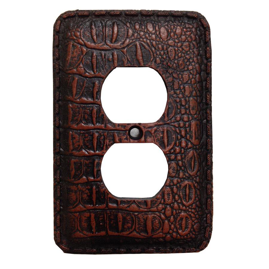 Resin Gator Single Outlet Cover Wall Plate Switch Plates & Outlet Covers