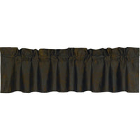 Chocolate Brown Faux Suede Kitchen Valance Valance