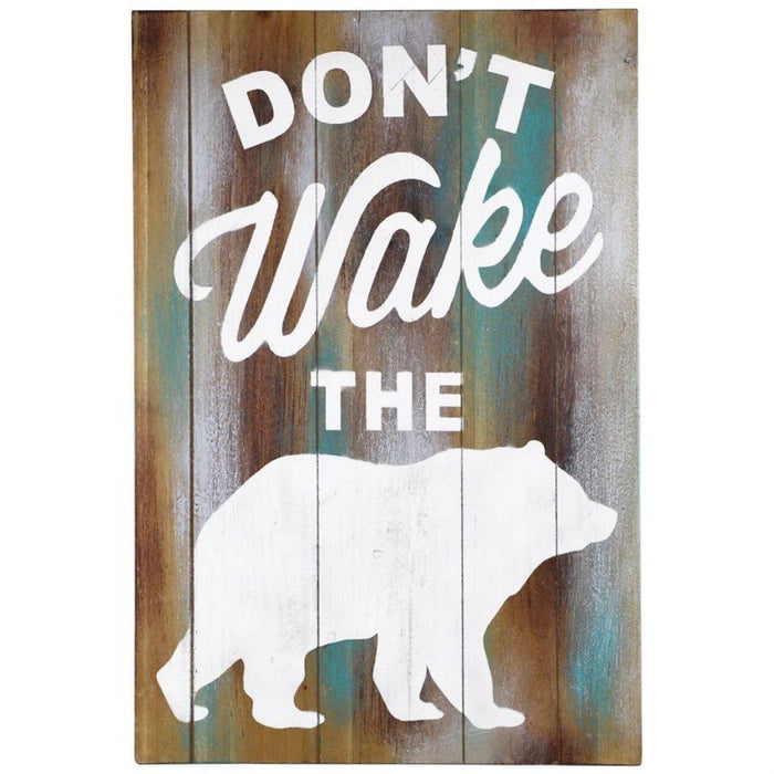 "Don't Wake The Bear" Wall Decor Wall Decor