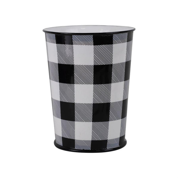 Camille Buffalo Check Wastebasket Wastebasket