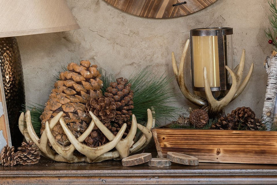 Infuse Your Space with Rustic Charm through Antler Decor Collections