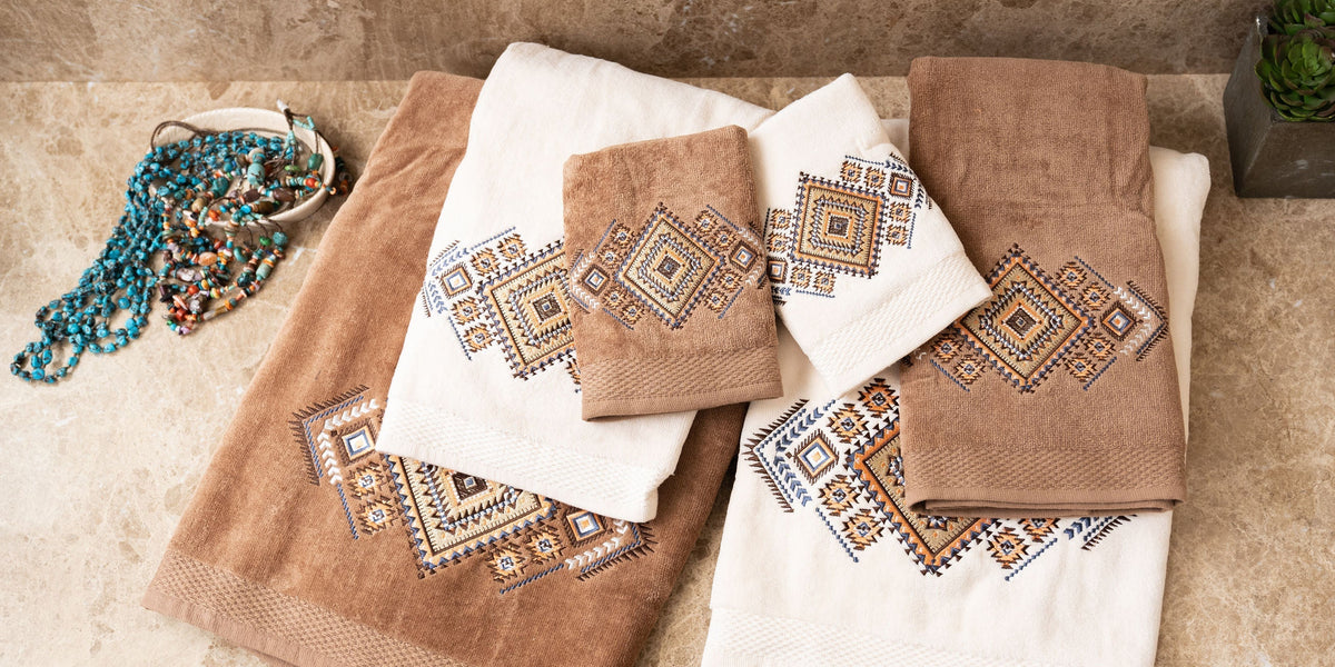 Paseo Road by Hiend Buffalo Check 3-Piece Towel Set