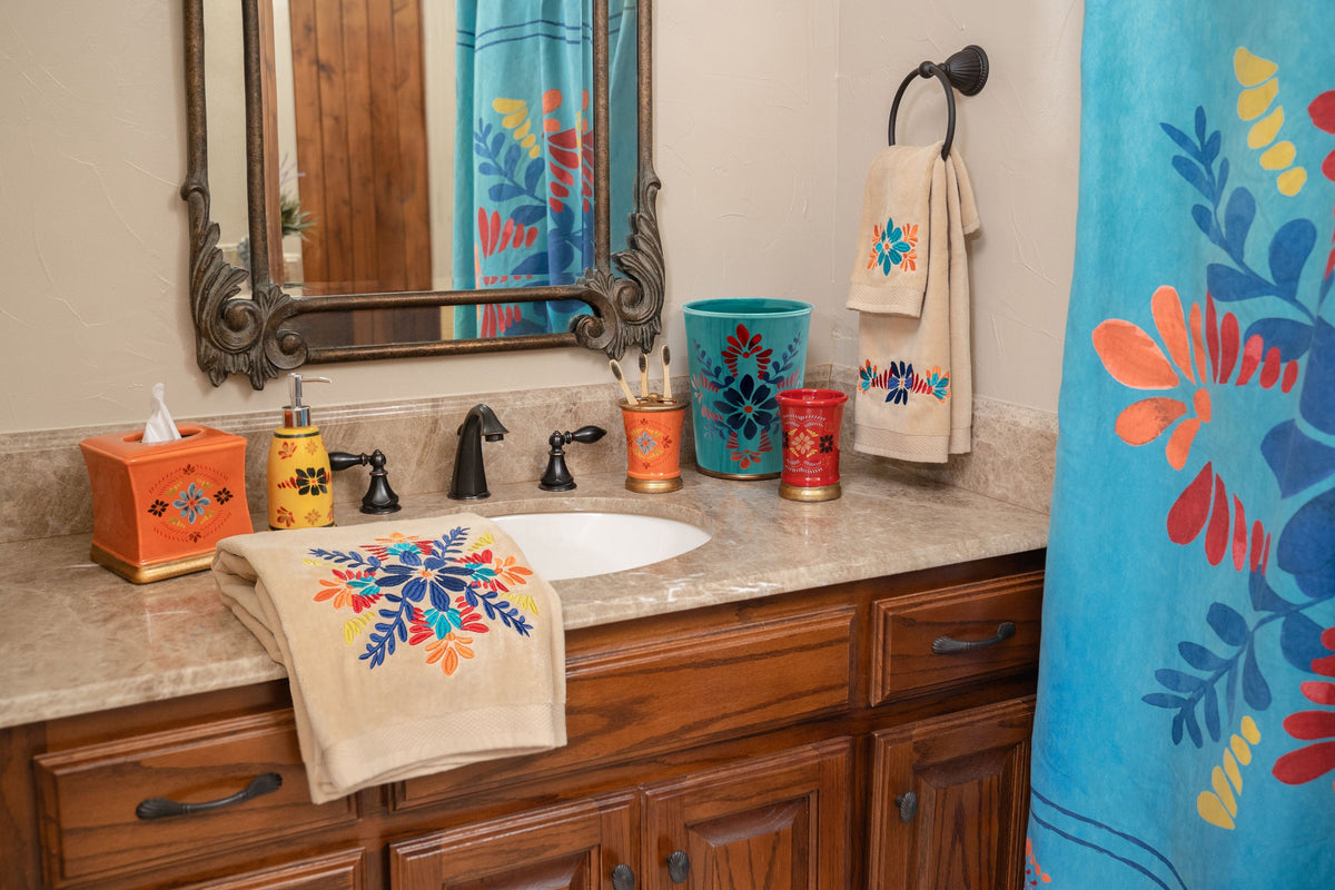 Infuse Your Bath with Southwestern Charm in Bathroom Decor Collections