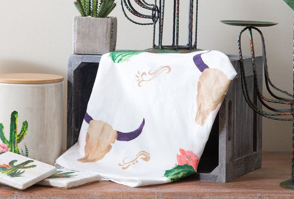 Kitchen Tea Towel Sets & Napkin Rings from Paseo Road by HiEnd Accents