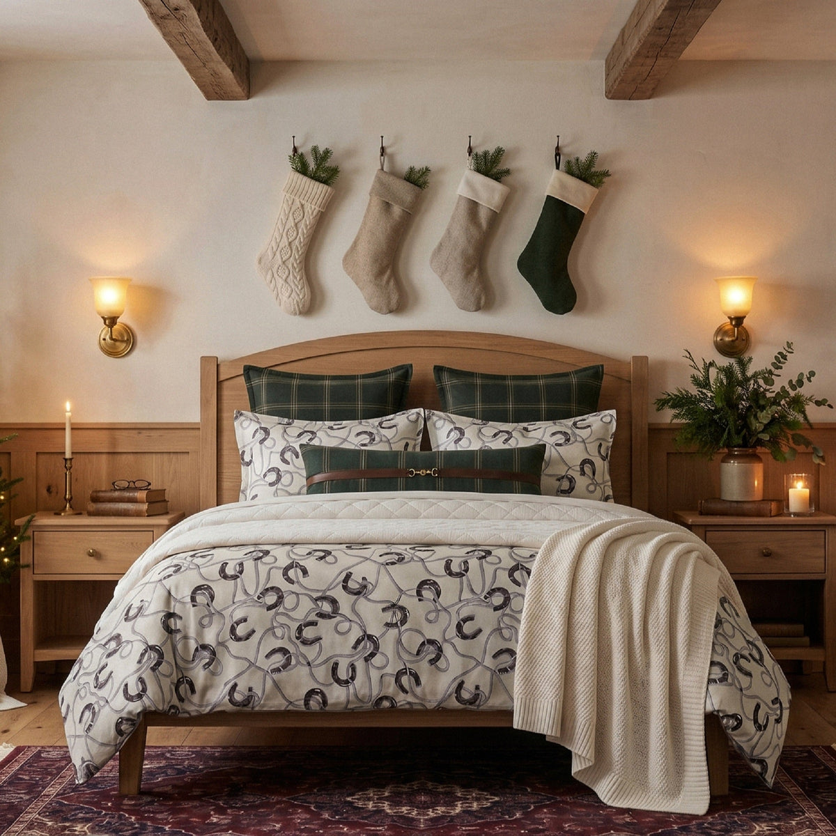 Pierre Equestrian Holiday Bedding - Shop the Look