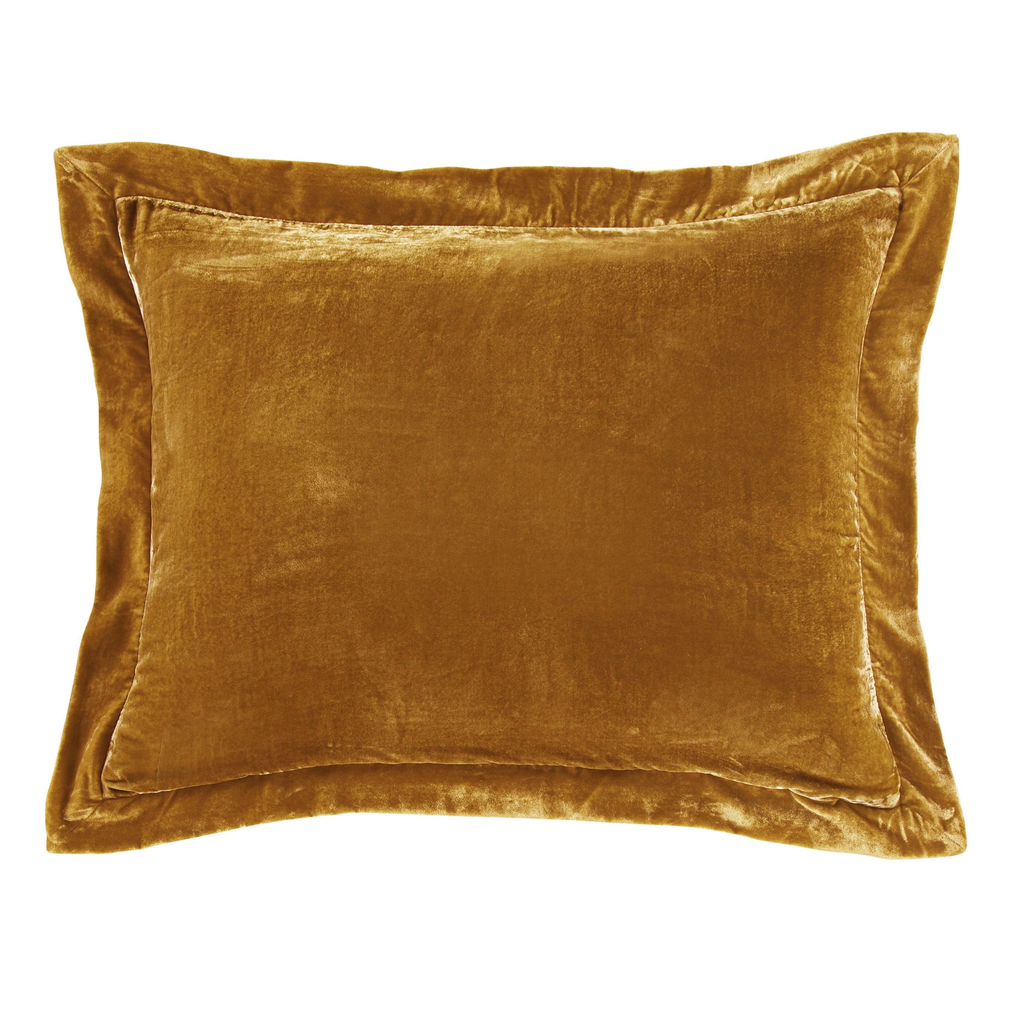 Stella Faux Silk Velvet Flanged Dutch Euro Pillow