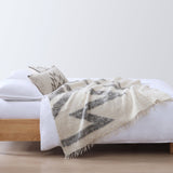 Maguey 100% Wool Handwoven Throw Blanket Throw